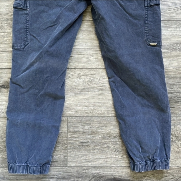 Prana | Lost Hwy Organic Cotton Corduroy Pull On Relaxed Fit Jogger Blue Gray L - Picture 4 of 7